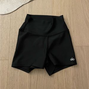 Alo Yoga Black classic Biker Shorts